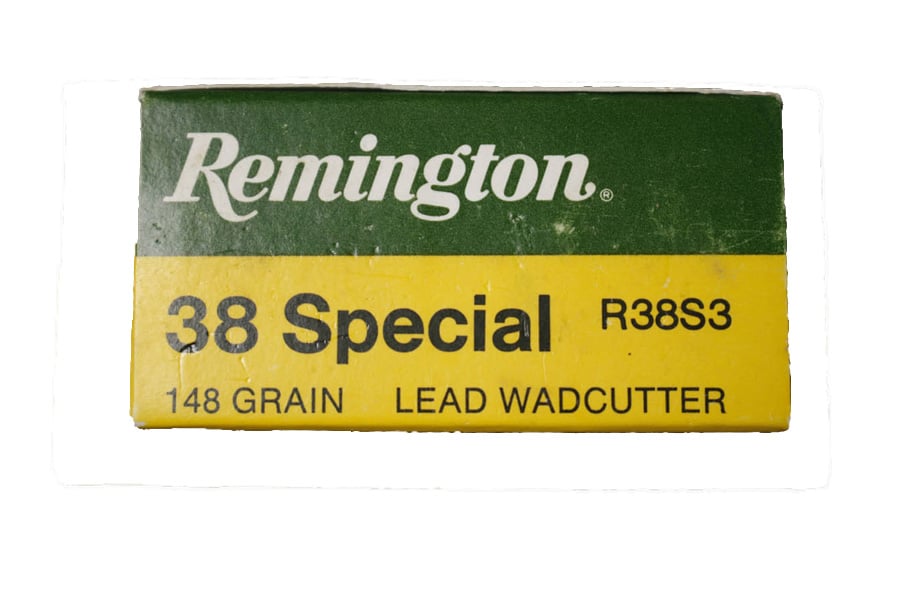 REMINGTON 38 Special 148 Gr Lead Wadcutter Police Trade Ammo 50/Box